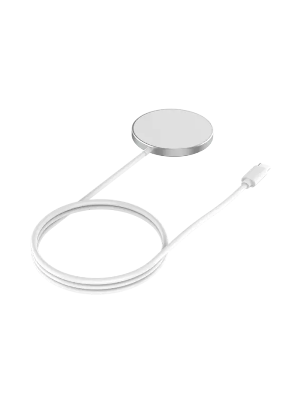 JOBY Chargeur magnétique sans fil - Qi Wireless - MagSafe 7.5W iPhone / 15W Qi - USB-C - Noir