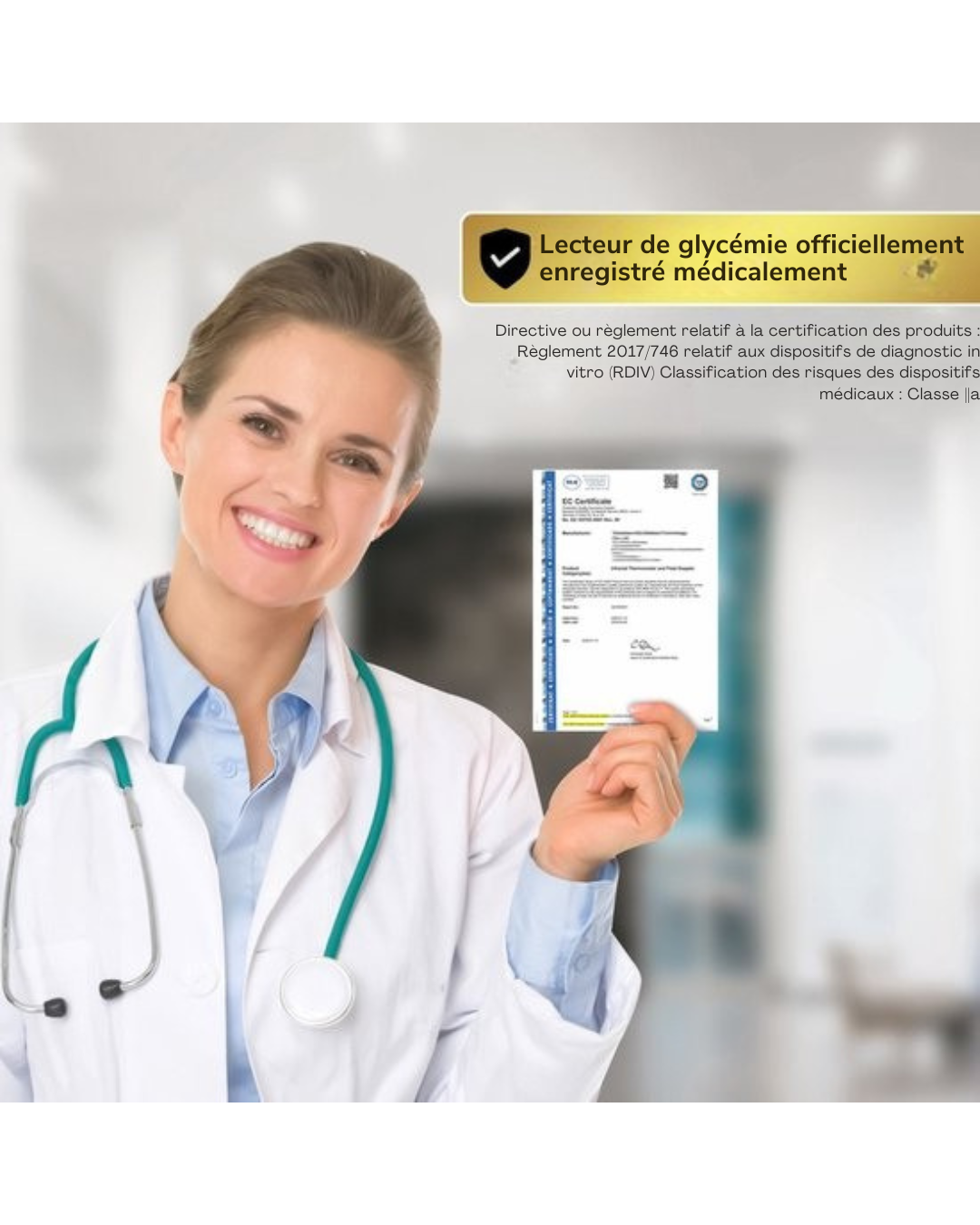 Glucomètre MostEssential - Lecteur de Glycémie Rapide – Résultat en 5s – Mémoire 512 Mesures – Kit Complet