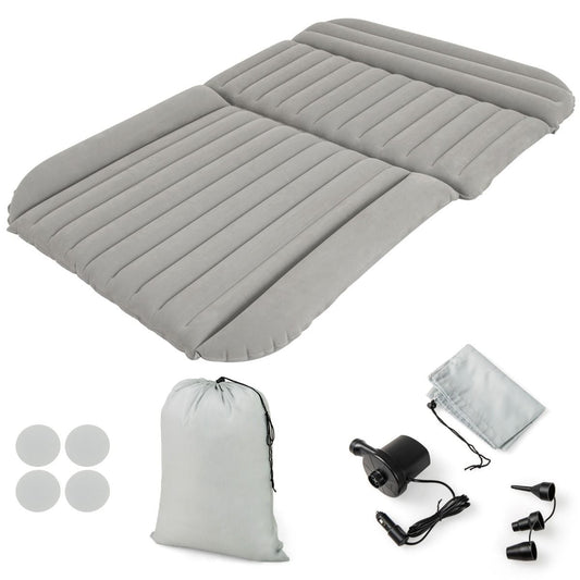 Coast Inflatable SUV Airbed Car Mattress Grey 190 x 130 x 15 cm - Lit de voyage double face avec pompe à air et sac de transport