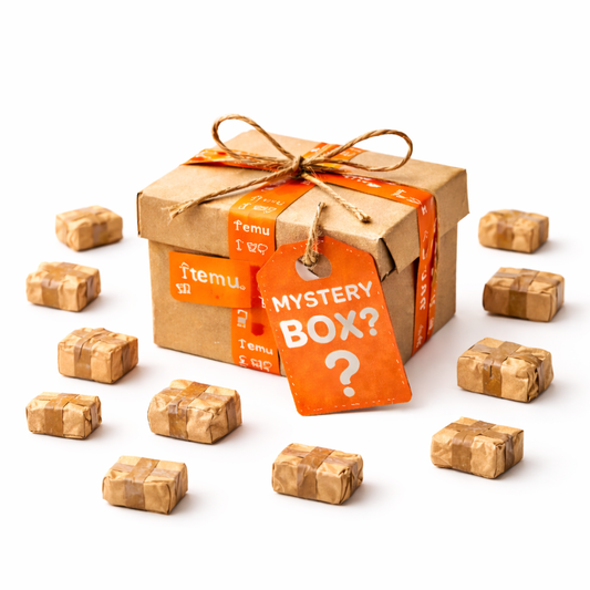 Temu Mystery Box - 10 paquets +2 GRATUITS - Petit - Paquets perdus non ouverts