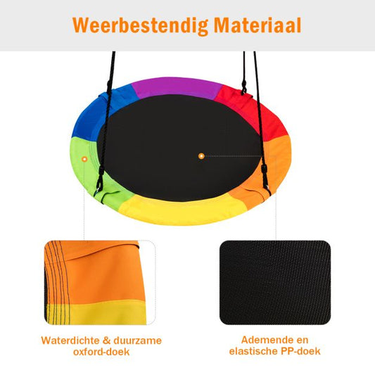 Coast Swing - Jusqu'à 150Kg - φ100cm - Tissu Oxford - Jusqu'à 180cm de haut - Multicolore