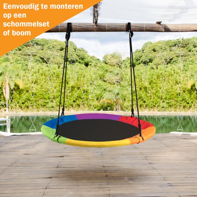 Coast Swing - Jusqu'à 150Kg - φ100cm - Tissu Oxford - Jusqu'à 180cm de haut - Multicolore
