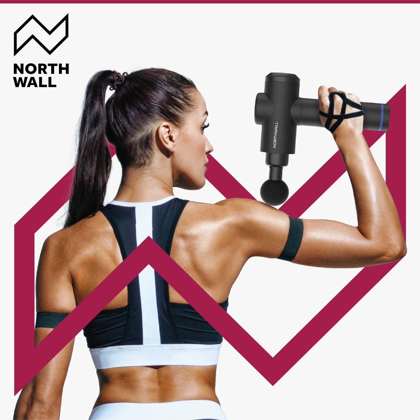 Northgun Prime avec tête de massage à chaleur - 30 niveaux - Noir