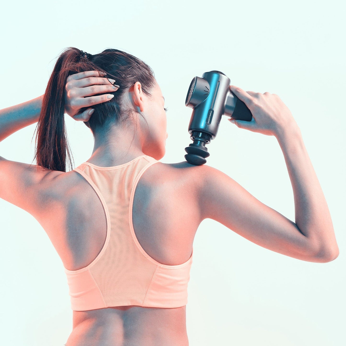 NorthGun Pro - Pistolet de massage puissant avec station de charge - Récupération musculaire, soulagement de la douleur et massage des muscles profonds