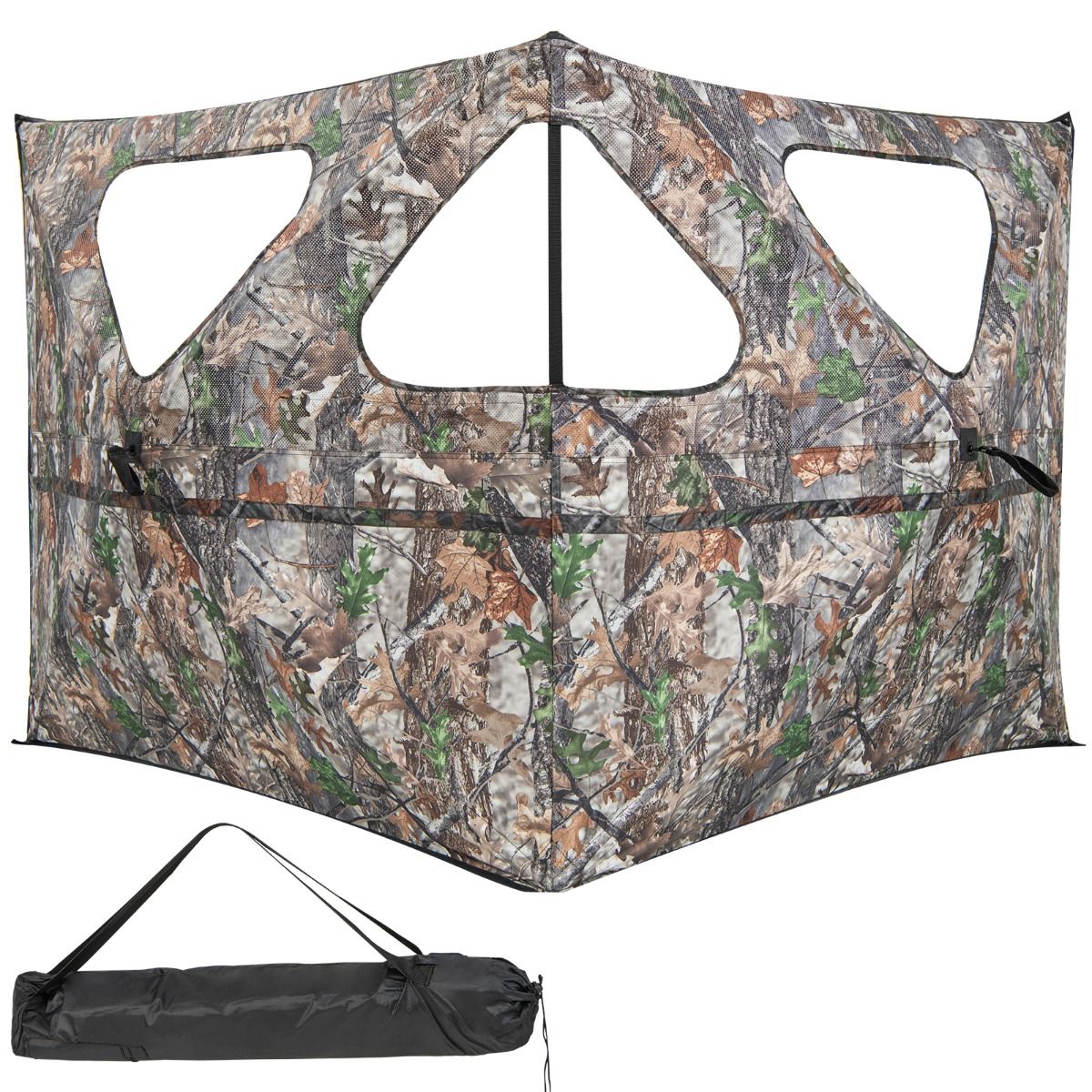Coast Hunting Lodge Portable avec fenêtre - 148 x 113 cm - Camouflage