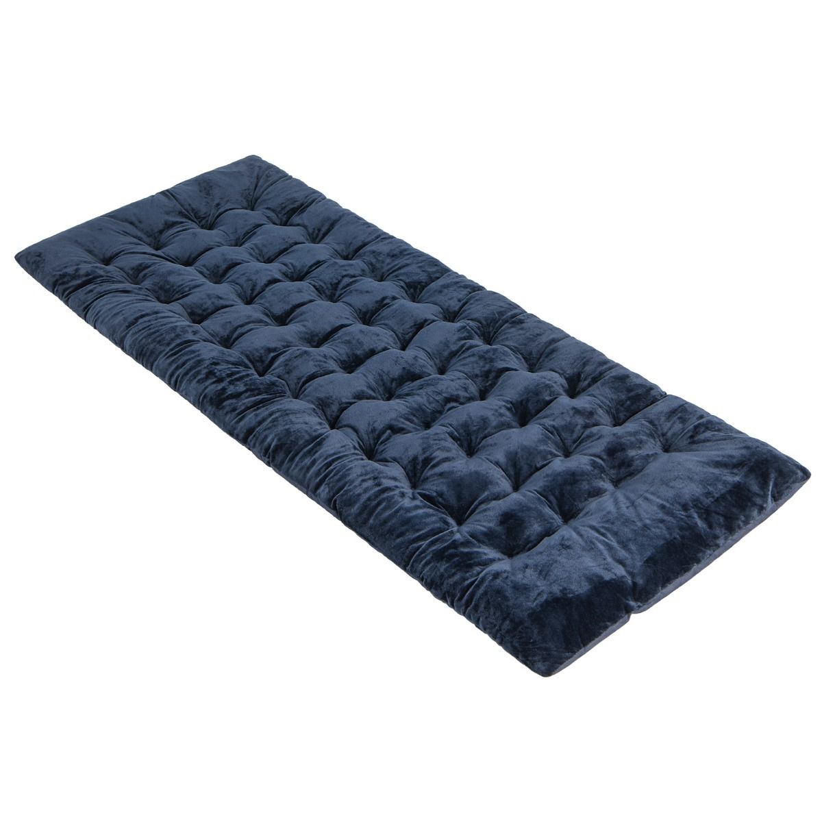 Coast Field Bed - Polyester & Coton - 190 x 70 x 7 cm - Bleu