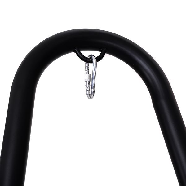 support de hamac coast & support de chaise hamac - réglable 200-250 cm - 135x115 cm - noir