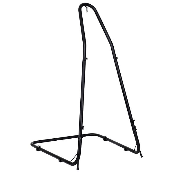 support de hamac coast & support de chaise hamac - réglable 200-250 cm - 135x115 cm - noir