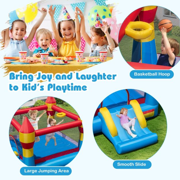Coast Bouncy Castle 3-in-1 - Gonflable - Toboggan - Soufflerie 550 W