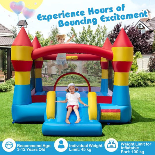 Coast Bouncy Castle 3-in-1 - Gonflable - Toboggan - Soufflerie 550 W