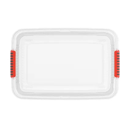 Keter Kis K Latch Storage Box - 43 L - 6 pièces - empilable et emboîtable - transparent - plastique