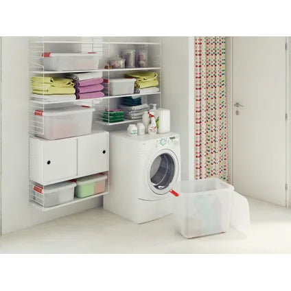 Keter Kis K Latch Storage Box - 43 L - 6 pièces - empilable et emboîtable - transparent - plastique
