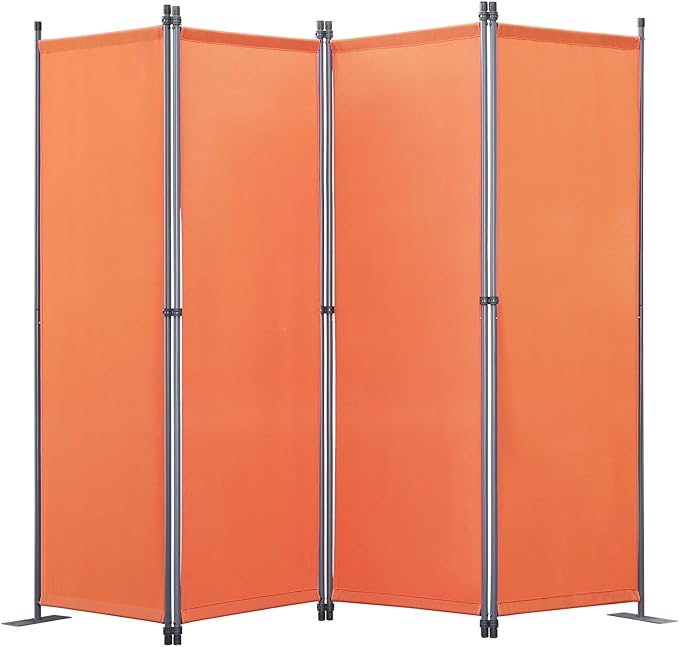 Angel Chamber Screen 4 Panels - Orange - Séparation de pièces et pare-vue