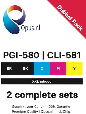 10 paquets de cartouches de marque maison pour Canon (capacité d'encre XXL - noir et couleur - 28 ml / 13 ml - multicolore)