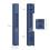 Armoire de salle de bain étroite SoBuy 20 cm, bleu foncé, armoire de rangement haute 180 cm