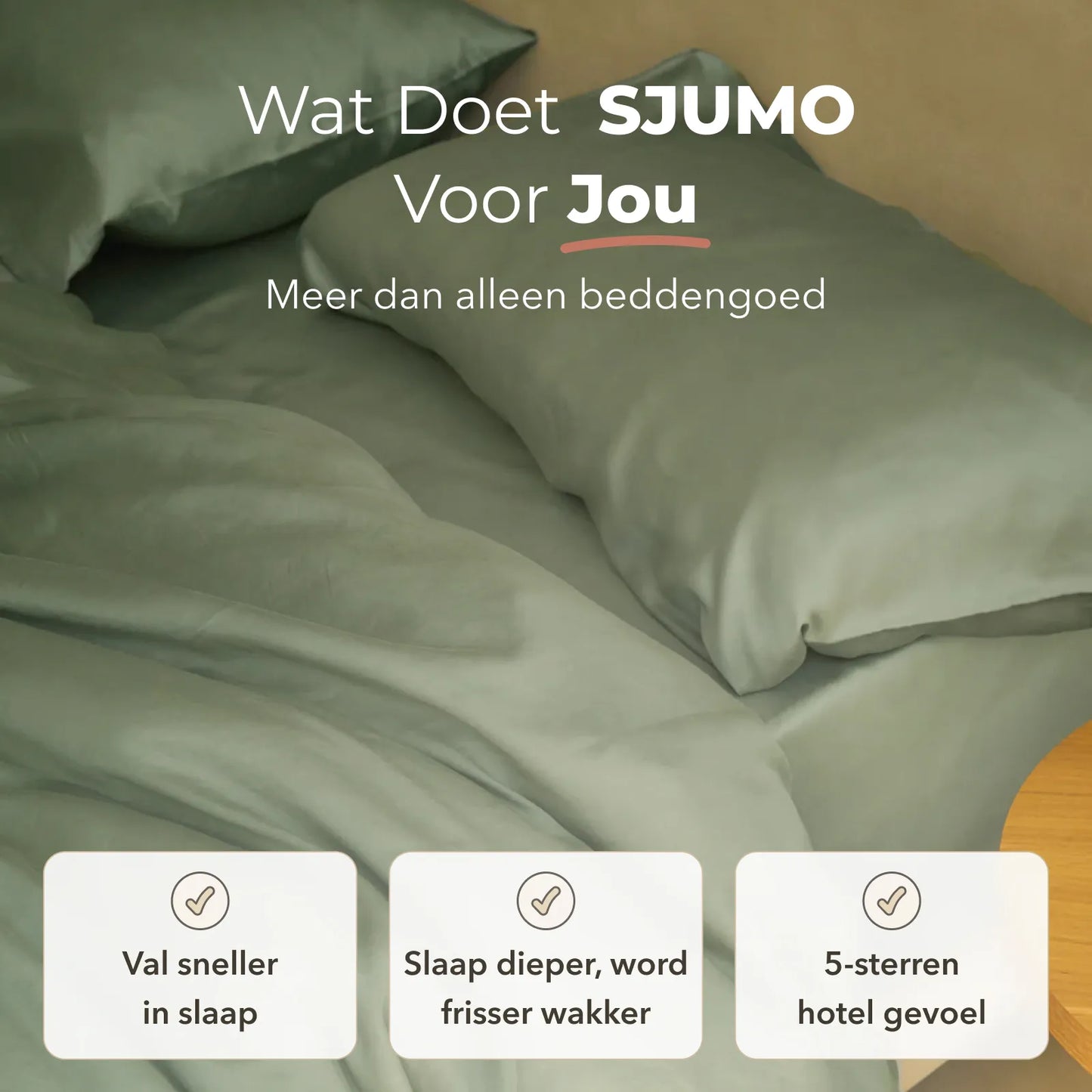 Sjumo - Housse de couette en satin de Tencel - 240x220 cm - Tencel vert sauge et satin de coton - Haute brillance et douce comme de la soie - Antiallergique et respirante - 2 taies d'oreiller gratuites incluses