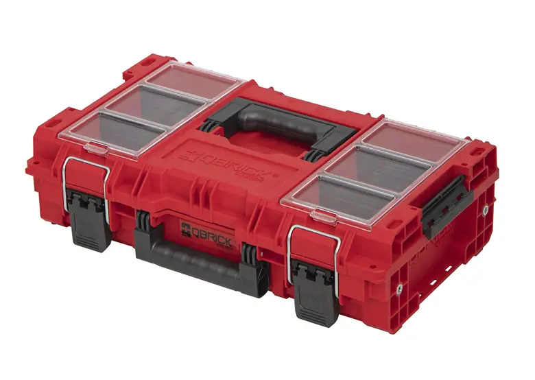 Qbrick System PRIME Set 1 RED Ultra HD – Chariot à outils modulaire avec Toolbox 150 et 250 Vario – 3 pièces
