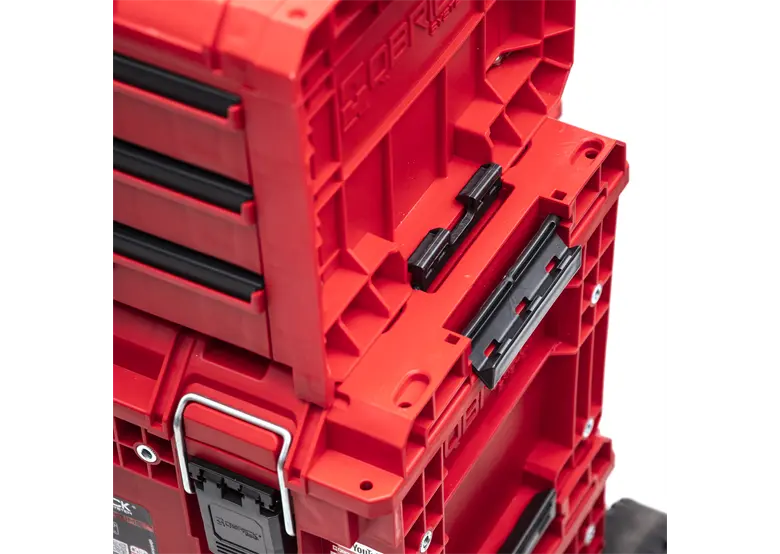 Qbrick System PRIME Set 1 RED Ultra HD – Chariot à outils modulaire avec Toolbox 150 et 250 Vario – 3 pièces