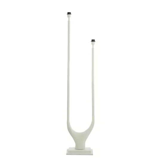 Light & Living GAVI Lampadaire 2-Lumières 149 cm - Crème - Design élégant et moderne