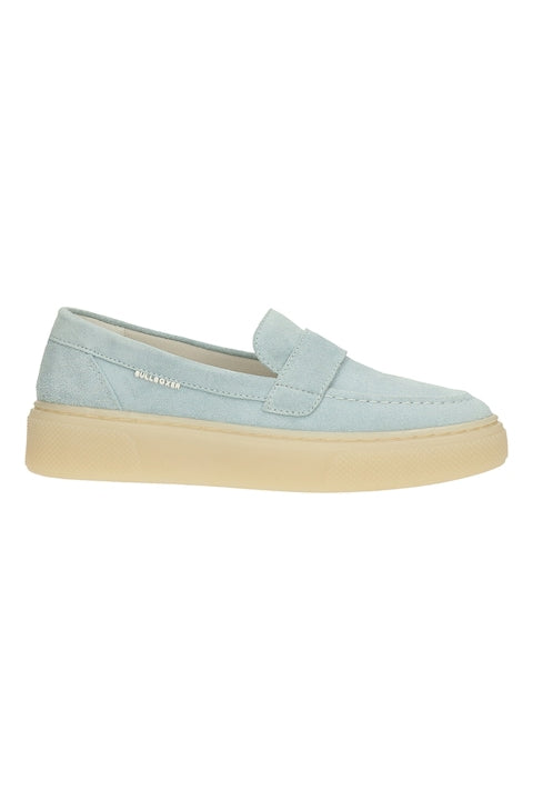 Mocassins Bullboxer pour femme - Bleu pastel - Slip on - Taille 39