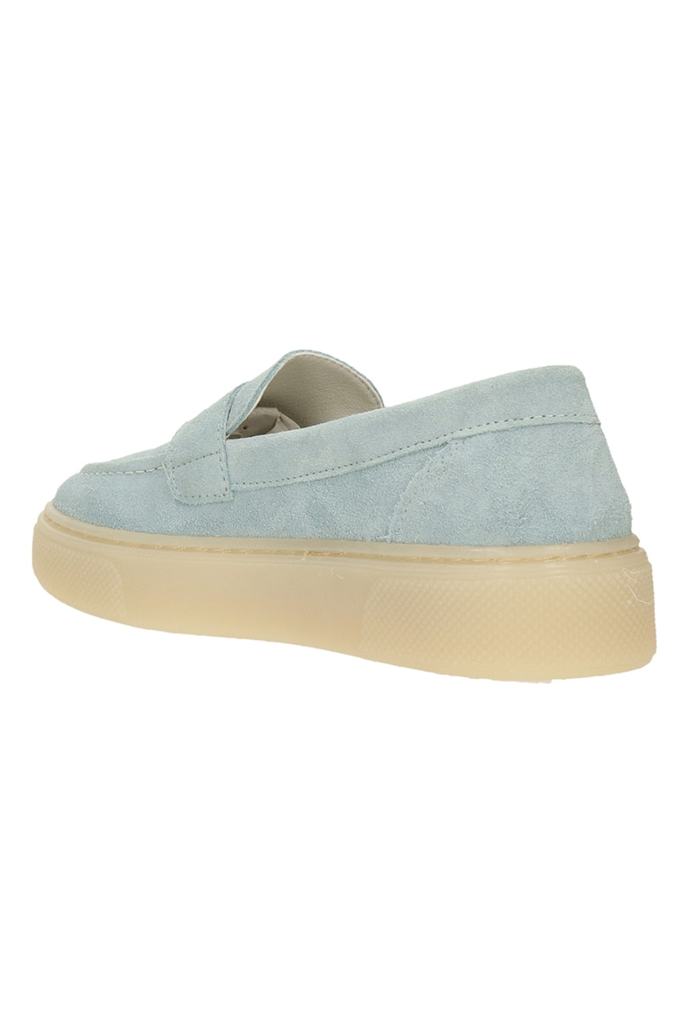 Bullboxer - Mocassins femme - Semelle amovible - Chaussant - Bleu pastel - Taille 40