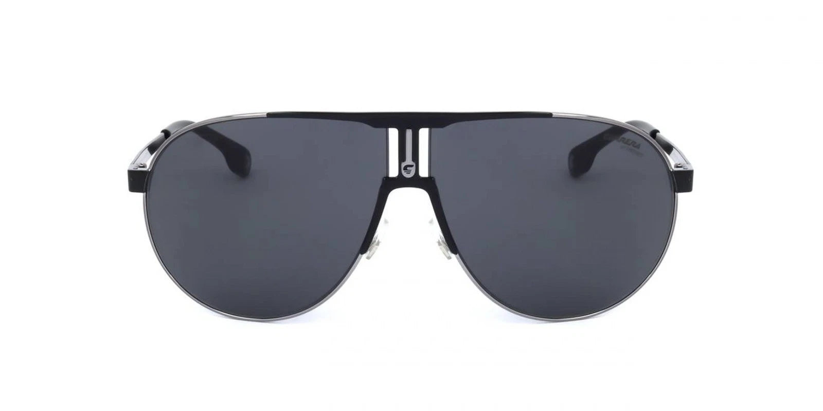 Lunettes de soleil Carrera 1005/S Unisexe Noir mat Ruthenium 66-09-140