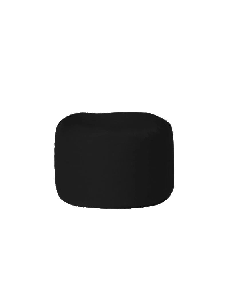 Ferndale Garden Footstool - Square 45x45x45 cm - Waterproof - Outdoor Seat Footstool - Black