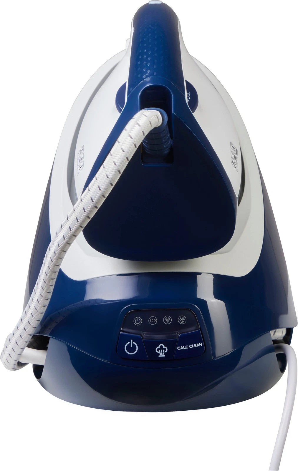 Hanseatic - Station de repassage à vapeur avec pression de vapeur de 6,5 bars - Vapeur verticale et réservoir d'eau amovible - Système anti-calcaire et temps de chauffe rapide - Plastique bleu et noir