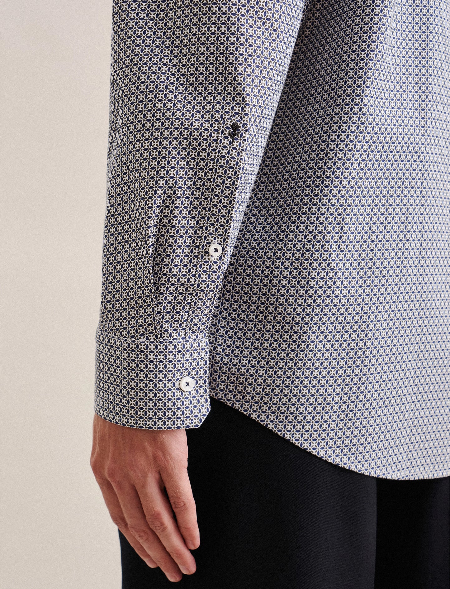 Seidensticker Chemise d'affaires Regular, Taille 40, Vert foncé