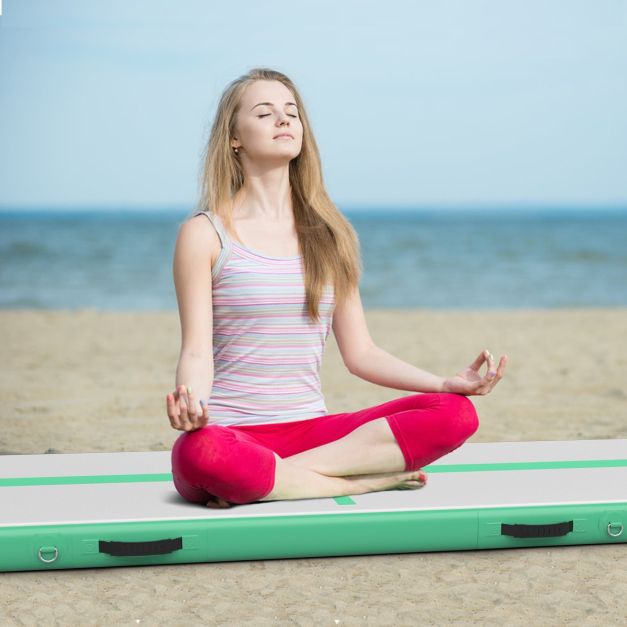 Coast Gymmat avec compresseur - Intérieur et extérieur - 450 x 100 x 15 cm - Vert