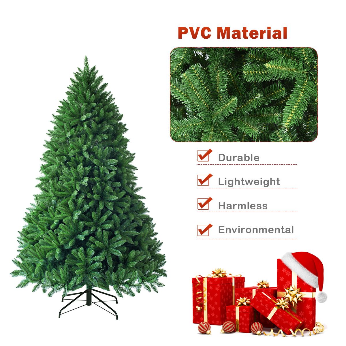 Coast Artificial Christmas Tree With Metal Stand Green - 150 cm