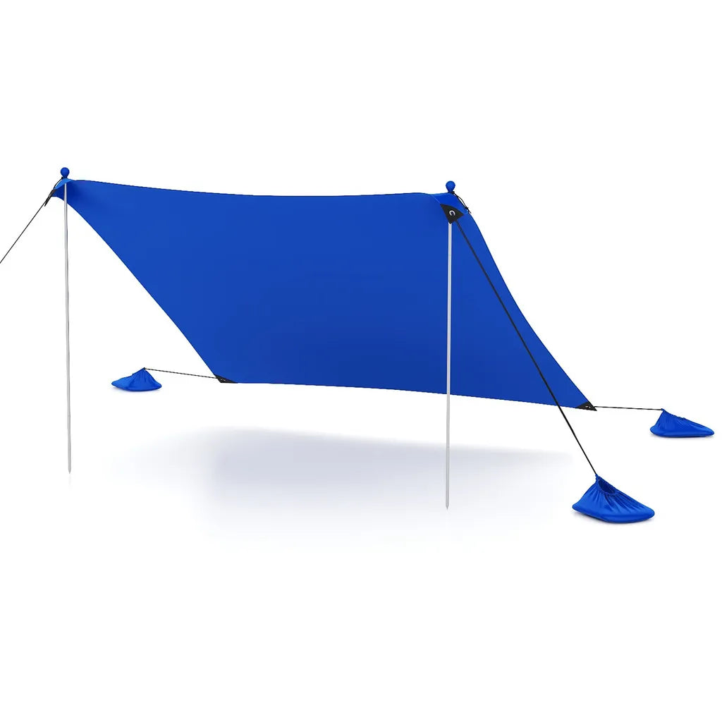 Tente de plage Coast - Portable - Anti-UV - UPF50+ - 300x300cm - Bleu