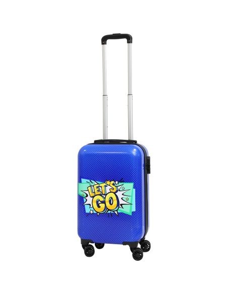 Suiteble Hand Luggage Suitcase - Incl. Packing Straps & Numerical Lock - 28 litres - 54 x 33.5 x 21.5 cm - Blue