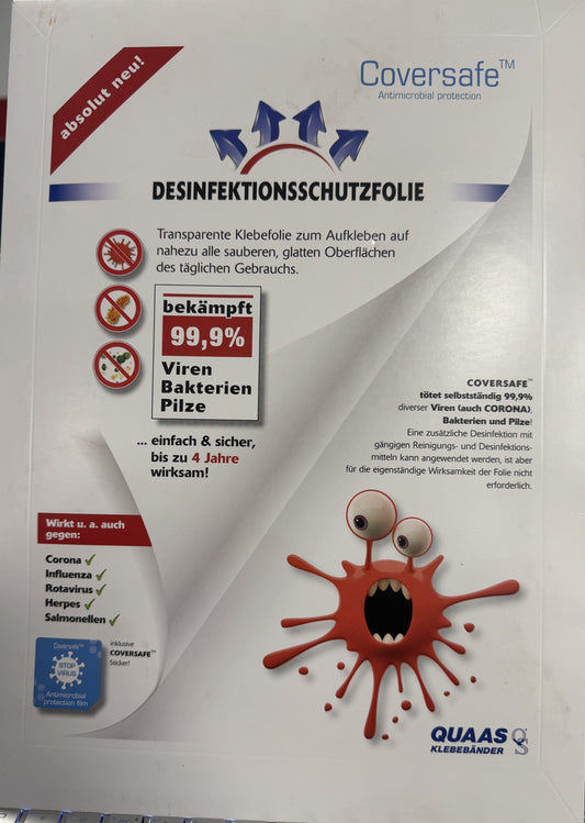 Film de protection contre la désinfection