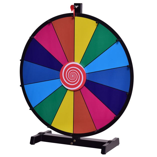 Coast Wheel of Fortune Multicolour - Roue des prix réutilisable avec marqueur et essuie-glace - Ø48 cm