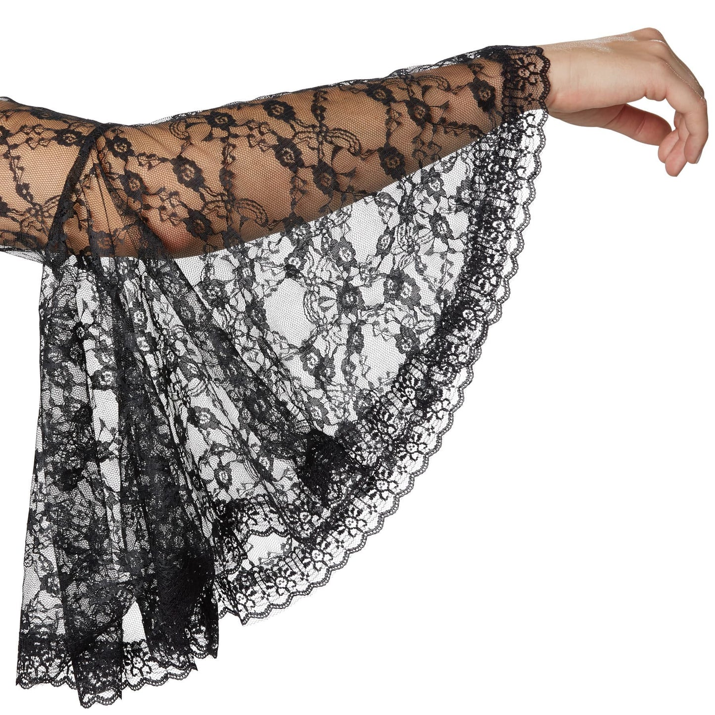 TecTake Halloween Dancer Costume Ladies - L - Red - Robe avec imprimé squelette, dentelle et serre-tête