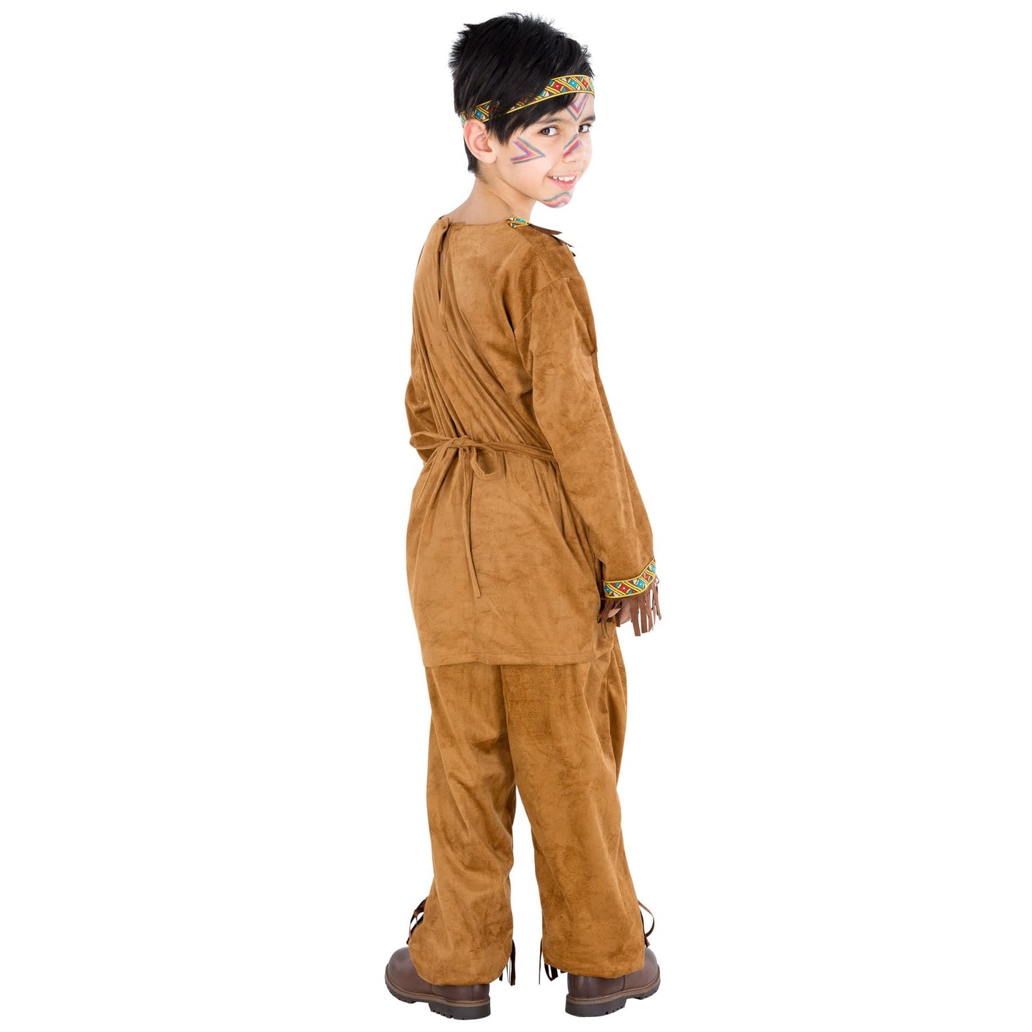 Costume enfant Tectake Little Bear Indian - taille 152 - marron