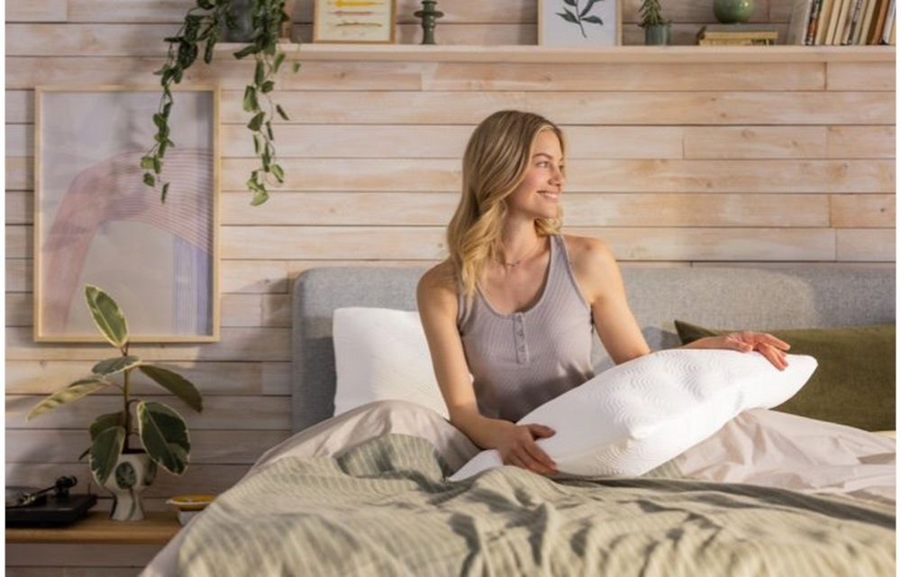 TEMPUR - ONE Hug Pillow - Oreiller ergonomique - 60 x 50 cm - Blanc