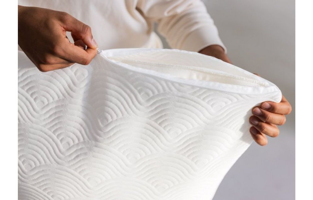 TEMPUR - ONE Hug Pillow - Oreiller ergonomique - 60 x 50 cm - Blanc