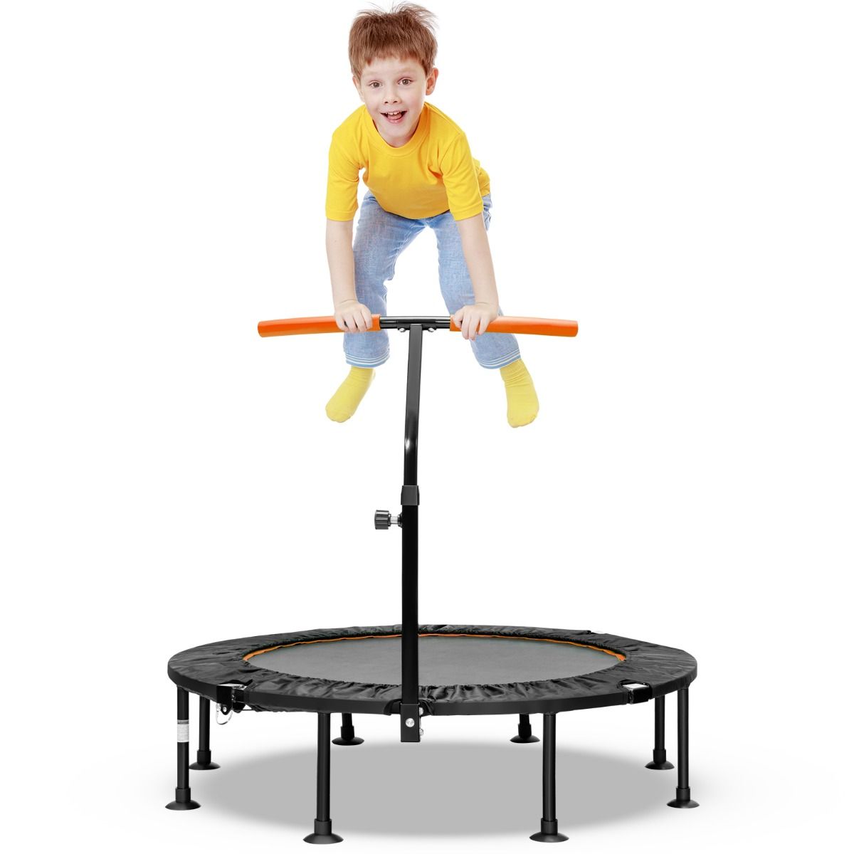 Mini trampoline Coast avec poignée réglable - jusqu'à 100kg - Ø117cm