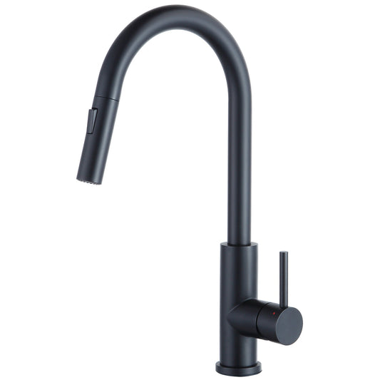 Robinet de cuisine - Copa K8800B - Robinet mélangeur - Acier inoxydable Noir