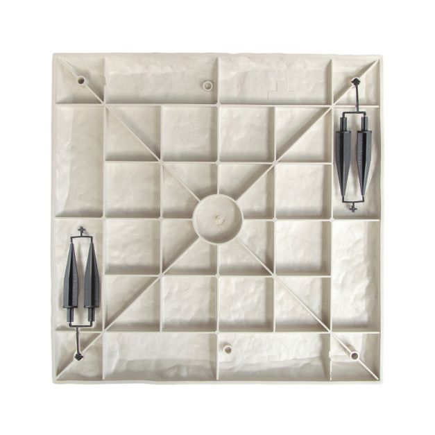 Coast stepping stones - 8 pièces - 40x40 cm - Chemin de jardin - PP - Beige