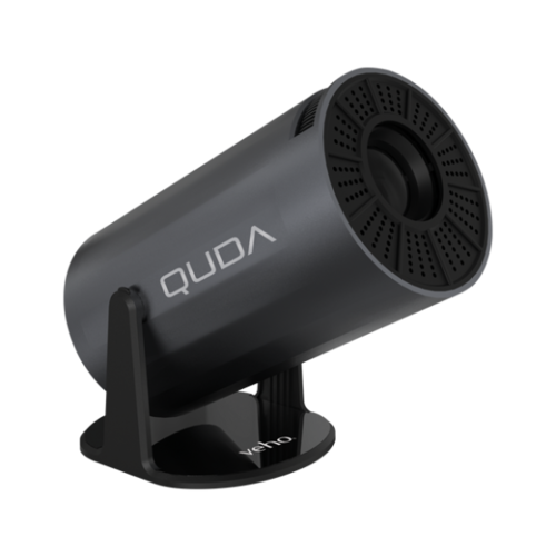 Veho Quda ROHM Projecteur portable - sortie haut-parleur 3w - stockage usb 1 TB - 90 x90x193 mm - Poids 840g