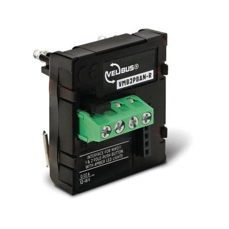 interface avec LED bleues de rétroaction pour boutons-poussoirs simples ou doubles Niko®.