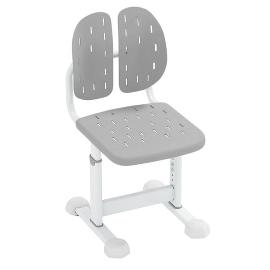 Chaise haute réglable Coast - Double dossier - réglable - Ergonomique - Structure métallique - Capacité de charge 100 kg - Gris