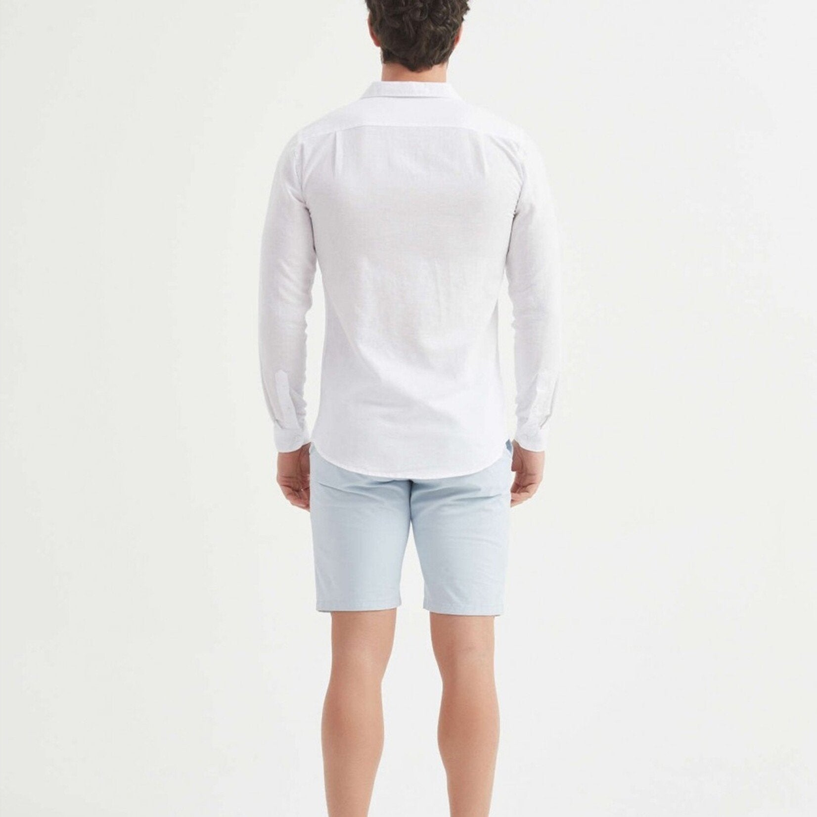 William de Faye Linen Shirt - Blouse Hommes Taille M