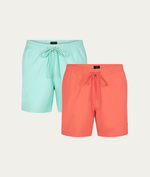 Undiemeister maillot de bain homme doupack - taille L - océan & été - séchage rapide - polyester recyclé